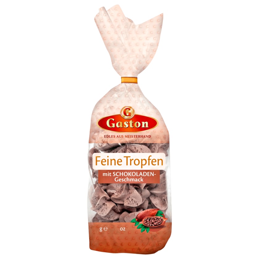 Gaston Feine Tropfen mit Schokoladengeschmack 80g
